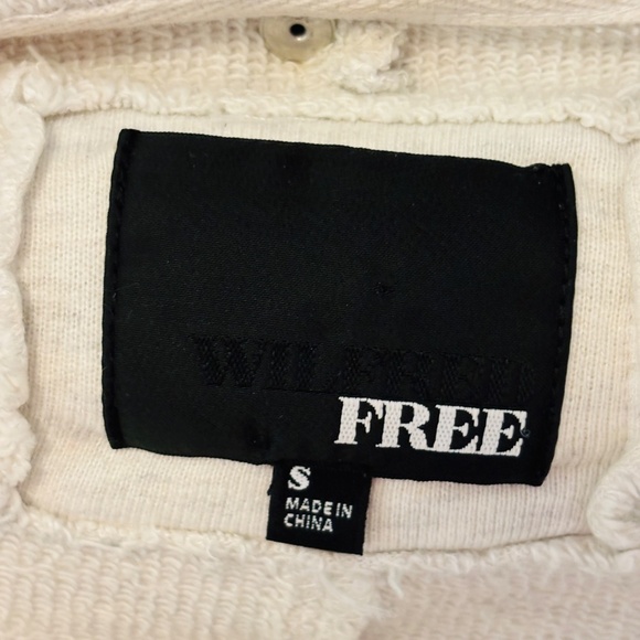 Aritzia Wilfred White Roseau Sweater Cardigan Cozy Cotton Wrap SZ small - Picture 6 of 9